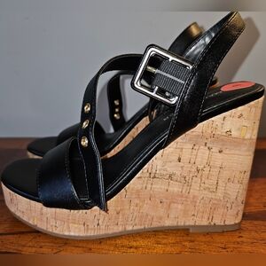 NWT-Marc Fisher-Women's Sandals-Size 6-Black
